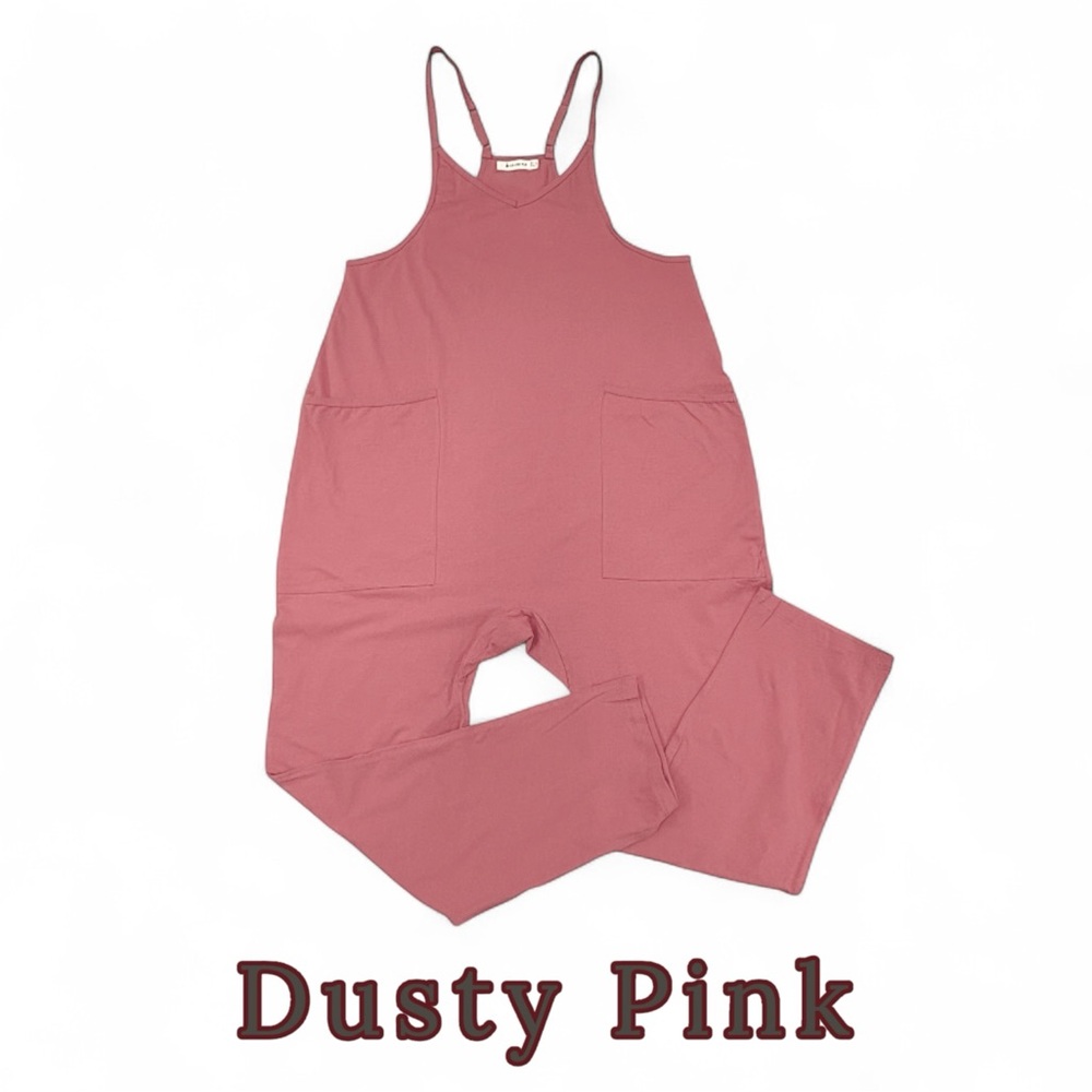 Casual V-Neck Sleeveless Harem Overall Jumpsuit - Picture 7 of 16